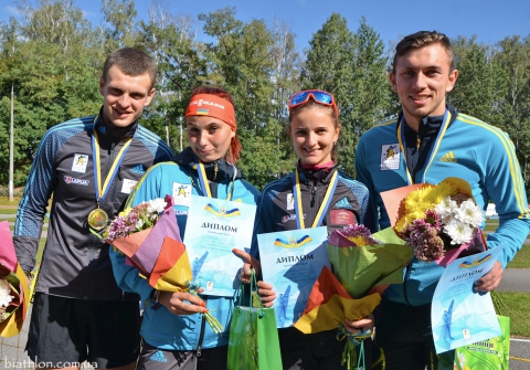 ZHURAVOK Yuliya, , DUDCHENKO Anton, , TSYMBAL Bogdan, , KRYVONOS Anna. Ukrainian Summer Championship 2017