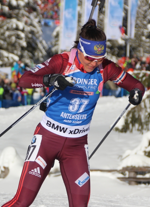 AKIMOVA Tatiana. Antholz 2018. Sprint. Women