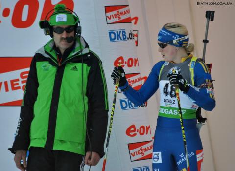EKHOLM Helena. Antholz 2012. Sprint. Women
