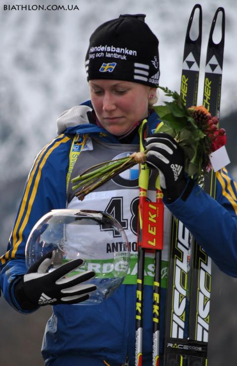 EKHOLM Helena. Antholz 2012. Sprint. Women