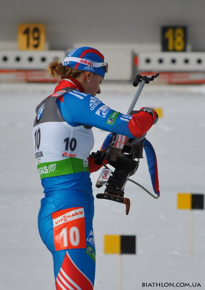 VILUKHINA Olga. Antholz 2012. Sprint. Women