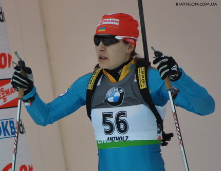 BURDYGA Natalya. Antholz 2012. Sprint. Women