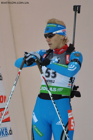 ZAITSEVA Olga. Antholz 2012. Sprint. Women