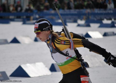 KUZMINA Anastasia. Antholz 2012. Sprint. Women