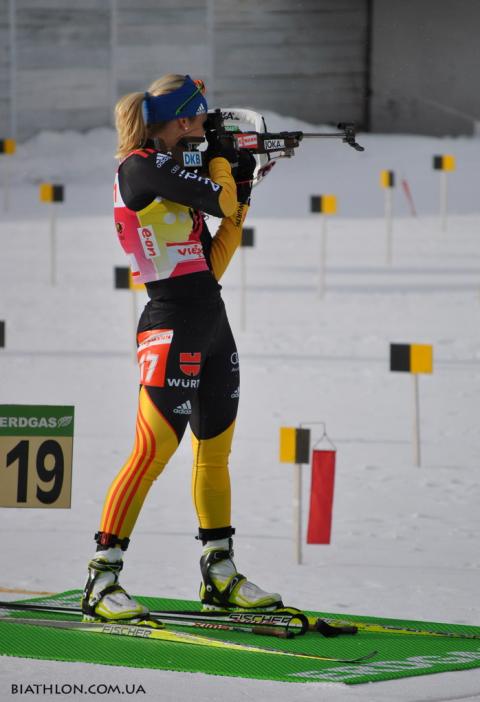 NEUNER Magdalena. Antholz 2012. Sprint. Women