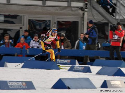 NEUNER Magdalena. Antholz 2012. Sprint. Women