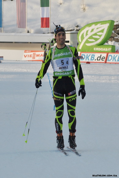 FOURCADE Martin. Antholz 2012. Relay. Men