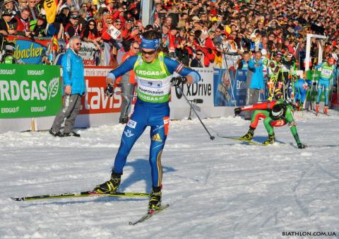 LINDSTRÖM Fredrik. Ruhpolding 2012. Mixed relay