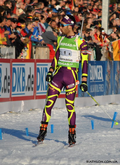 FOURCADE Martin. Ruhpolding 2012. Mixed relay