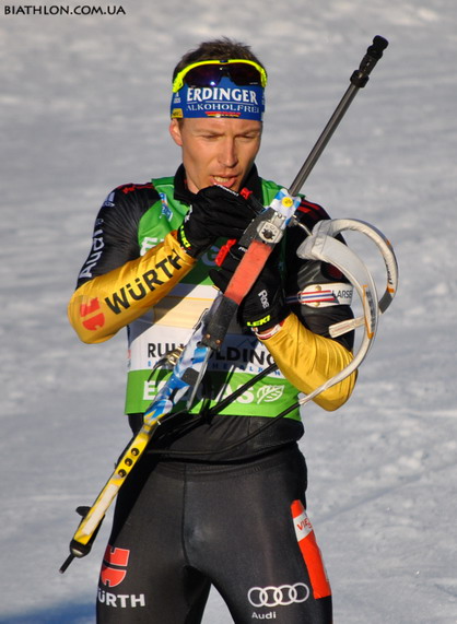 BIRNBACHER Andreas. Ruhpolding 2012. Mixed relay