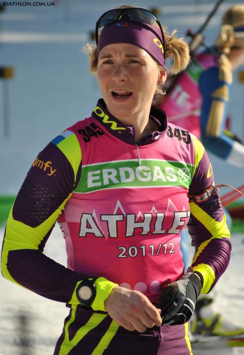BESCOND Anais. Ruhpolding 2012. Official training