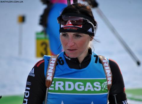 HENKEL Andrea. Ruhpolding 2012. Official training