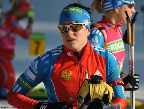 SLEPTSOVA Svetlana. Ruhpolding 2012. Official training