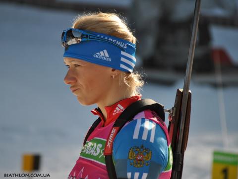 ZAITSEVA Olga. Ruhpolding 2012. Official training