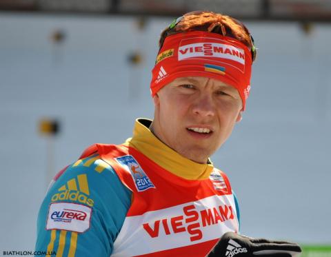 DERYZEMLYA Andriy. Ruhpolding 2012. Sprint. Men