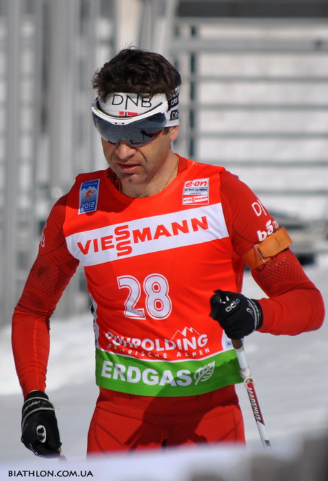 BJOERNDALEN Ole Einar. Ruhpolding 2012. Sprint. Men