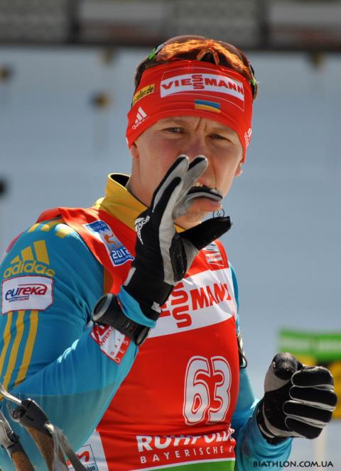 DERYZEMLYA Andriy. Ruhpolding 2012. Sprint. Men