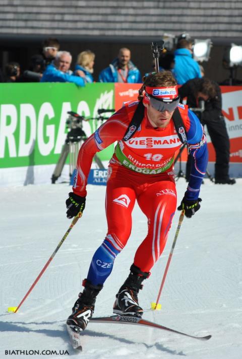 SLESINGR Michal. Ruhpolding 2012. Sprint. Men