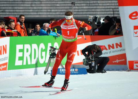 SVENDSEN Emil Hegle. Ruhpolding 2012. Sprint. Men
