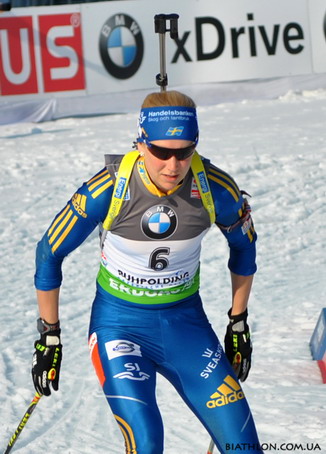 EKHOLM Helena. Ruhpolding 2012. Sprint. Women