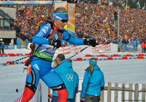 ZAITSEVA Olga. Ruhpolding 2012. Sprint. Women