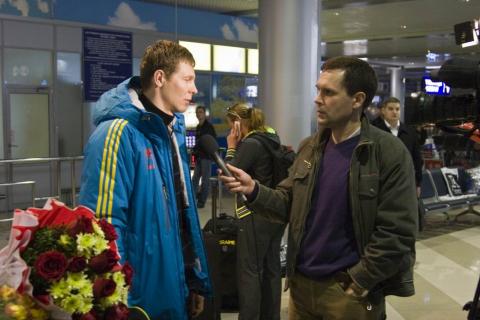 DERYZEMLYA Andriy. Meeting the national team of Ukraine