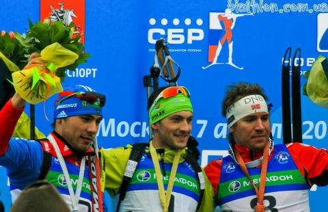 SVENDSEN Emil Hegle, , FAK Jakov, , SHIPULIN Anton. Moscow. Race of Champions