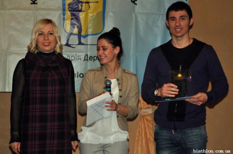 PRYMA Artem, , TSERBE NESSINA Valentina. Meeting with the national team of Ukraine in Chernihiv