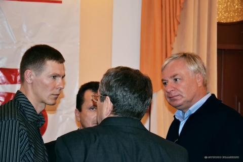 DERYZEMLYA Andriy, , BRYNZAK Volodymyr. Meeting with the national team of Ukraine in Chernihiv