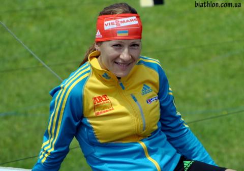BURDYGA Natalya. Team Ukraine on training