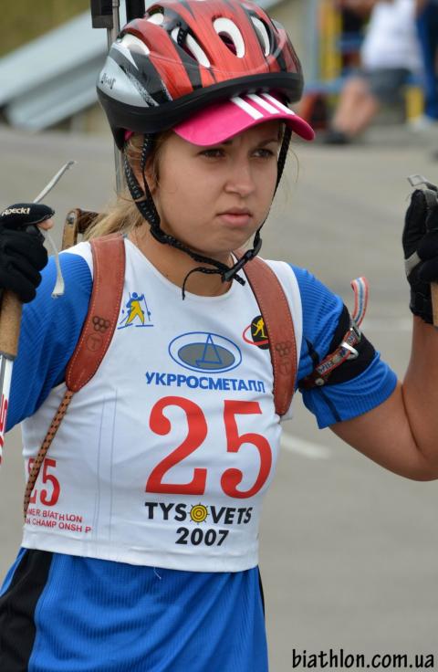 SHAGANDINA Bogdana. Summer open championship of Ukraine 2012. Sprint. Women