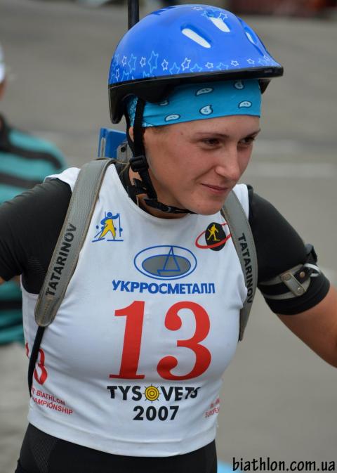 TIKHONOVA Nataliya. Summer open championship of Ukraine 2012. Sprint. Women