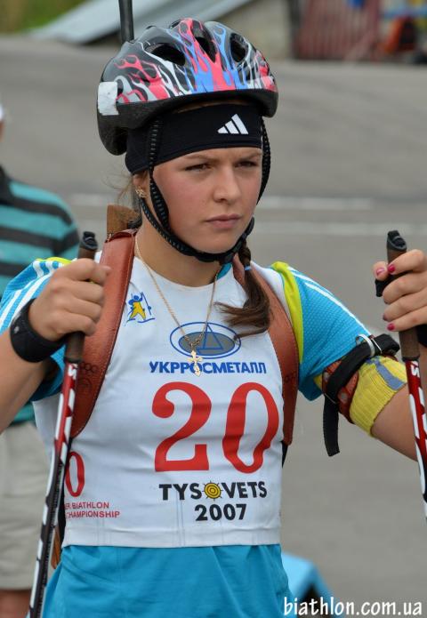BRYHYNETS Yuliya. Summer open championship of Ukraine 2012. Sprint. Women