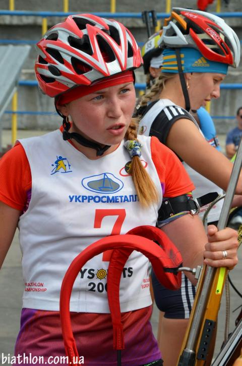 BELKINA Nadiia. Summer open championship of Ukraine 2012. Sprint. Women
