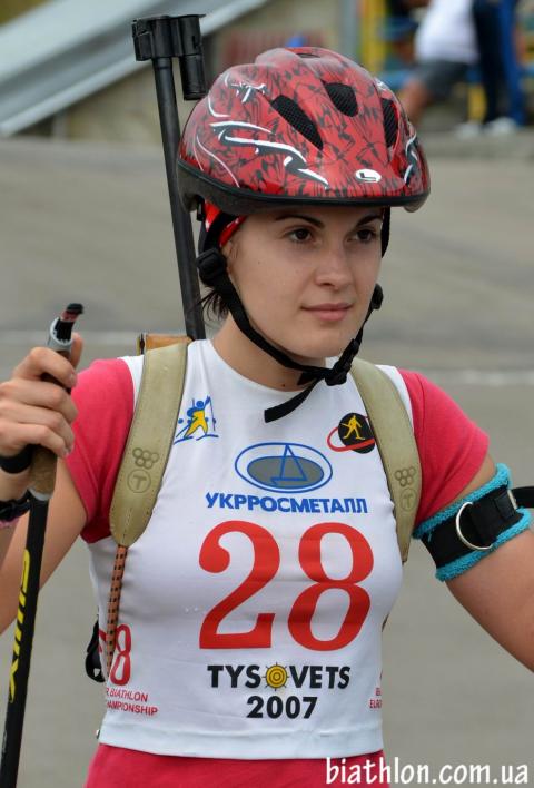 SKVORTSOVA Polina. Summer open championship of Ukraine 2012. Sprint. Women