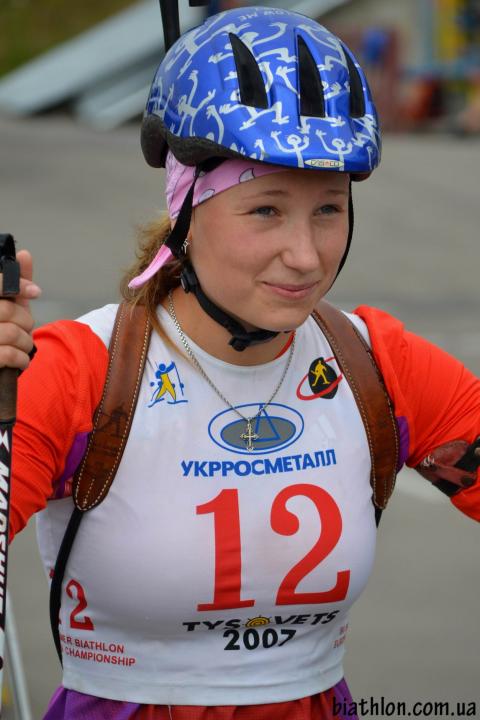 NOSATOVA Anna. Summer open championship of Ukraine 2012. Sprint. Women