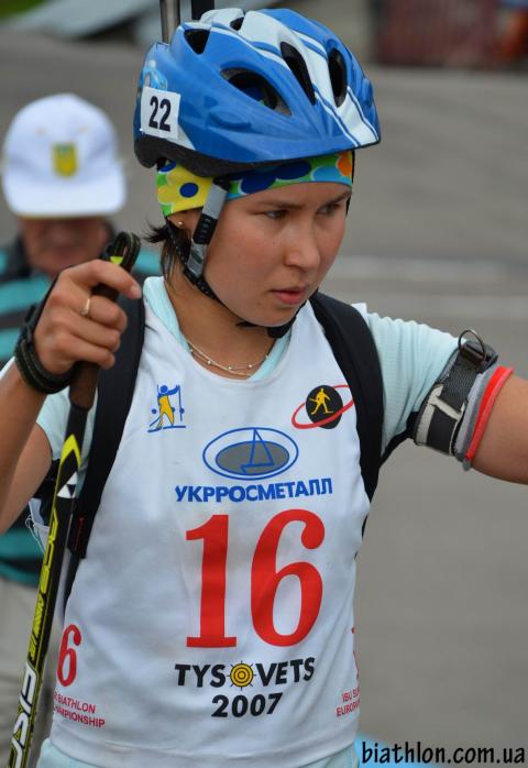 BELKINA Tatiana. Summer open championship of Ukraine 2012. Sprint. Women