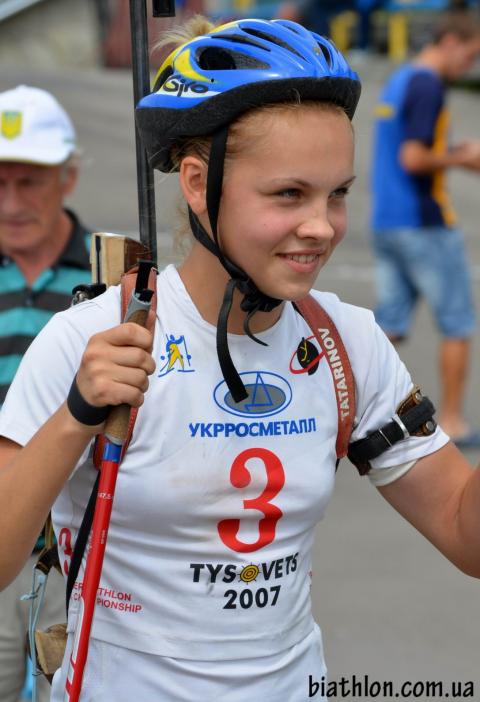 LEDENKO Olena. Summer open championship of Ukraine 2012. Sprint. Women