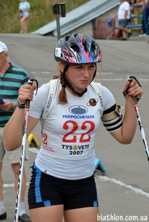PETRENKO Iryna. Summer open championship of Ukraine 2012. Sprint. Women