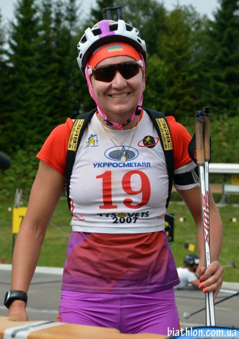 BILOSYUK Olena. Summer open championship of Ukraine 2012. Sprint. Women