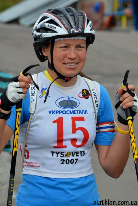 PYSARENKO Lyudmyla. Summer open championship of Ukraine 2012. Sprint. Women