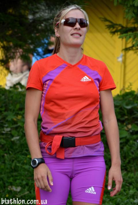 BURDYGA Natalya. Summer open championship of Ukraine 2012. Sprint. Awards Ceremony