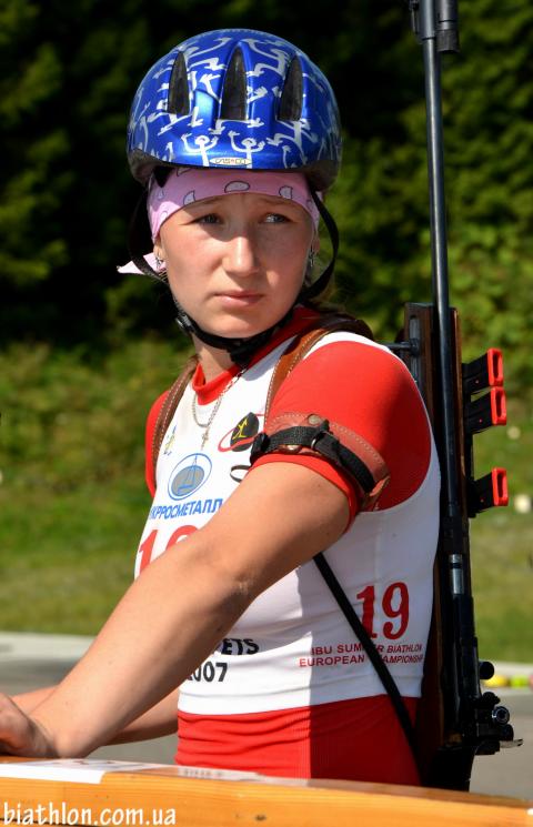 NOSATOVA Anna. Summer open championship of Ukraine 2012. Pursuit. Women