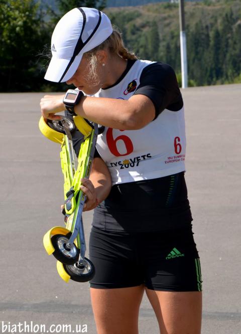 DZHIMA Yuliia. Summer open championship of Ukraine 2012. Pursuit. Women