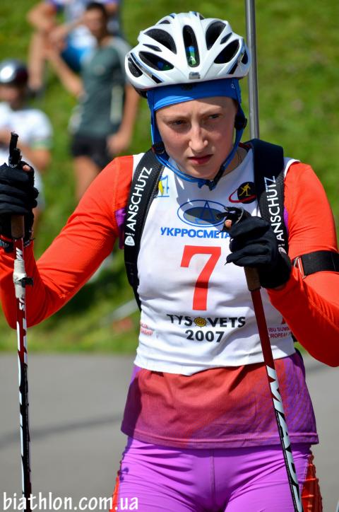ABRAMOVA Olga. Summer open championship of Ukraine 2012. Pursuit. Women