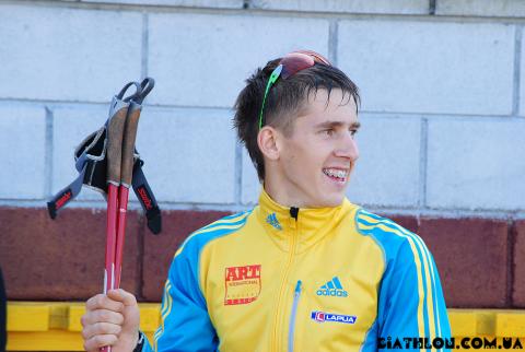 DAKHNO Olexandr. Ufa 2012. Summer world biathlon championship. Junior mixed relay