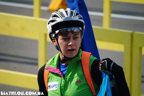 VILUKHINA Olga. Ufa 2012. Summer world biathlon championship. Mixed relay