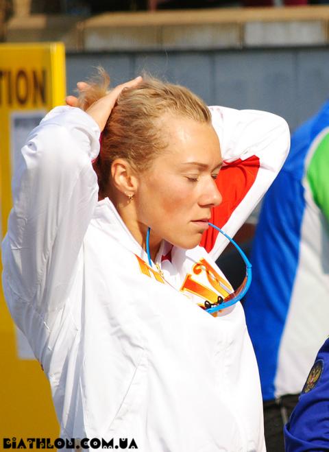 ZAITSEVA Olga. Ufa 2012. Summer world biathlon championship. Mixed relay