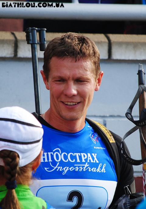 DERYZEMLYA Andriy. Ufa 2012. Summer world biathlon championship. Mixed relay