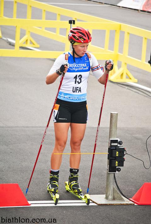PODCHUFAROVA Olga. Ufa 2012. Summer world biathlon championship. Sprints